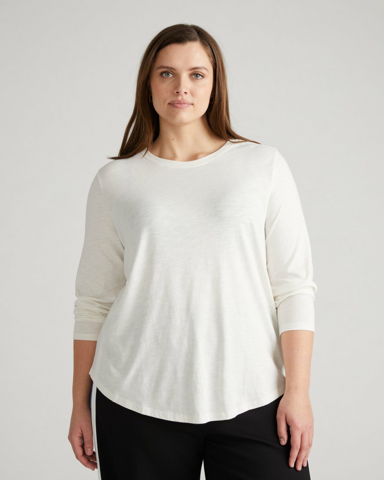 Light-As-Air Long Sleeve Crew Neck Tee - Universal Standard