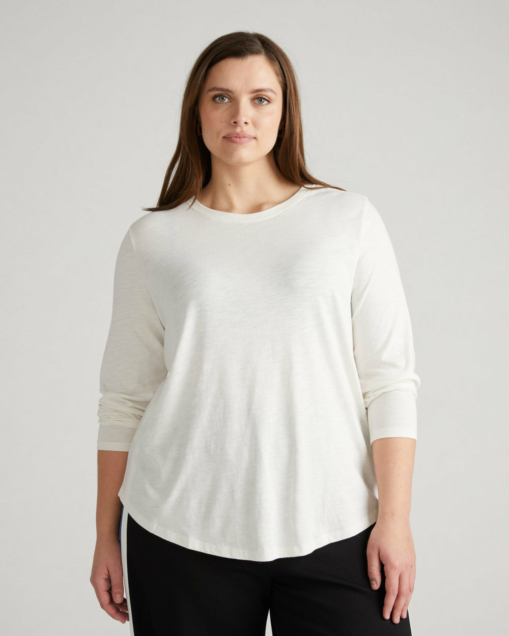 Light-As-Air Long Sleeve Crew Neck Tee - Universal Standard