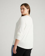 Light-As-Air Long Sleeve Crew Neck Tee - Universal Standard