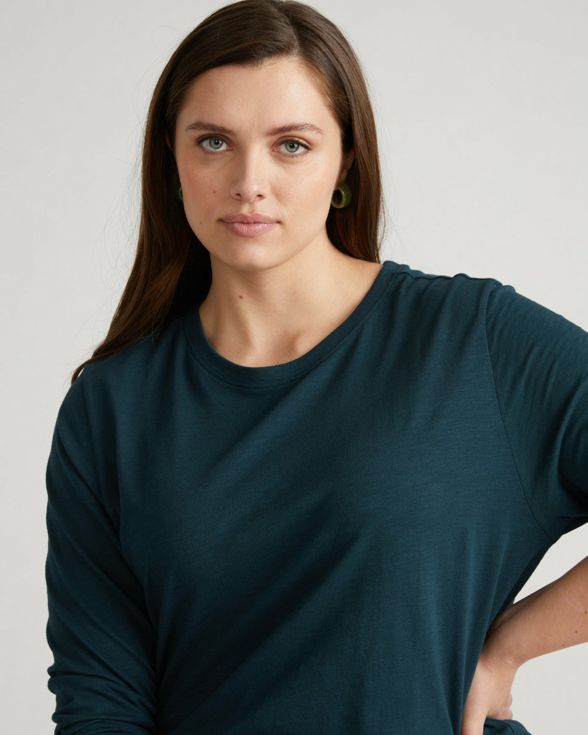 Light-As-Air Long Sleeve Crew Neck Tee - Universal Standard