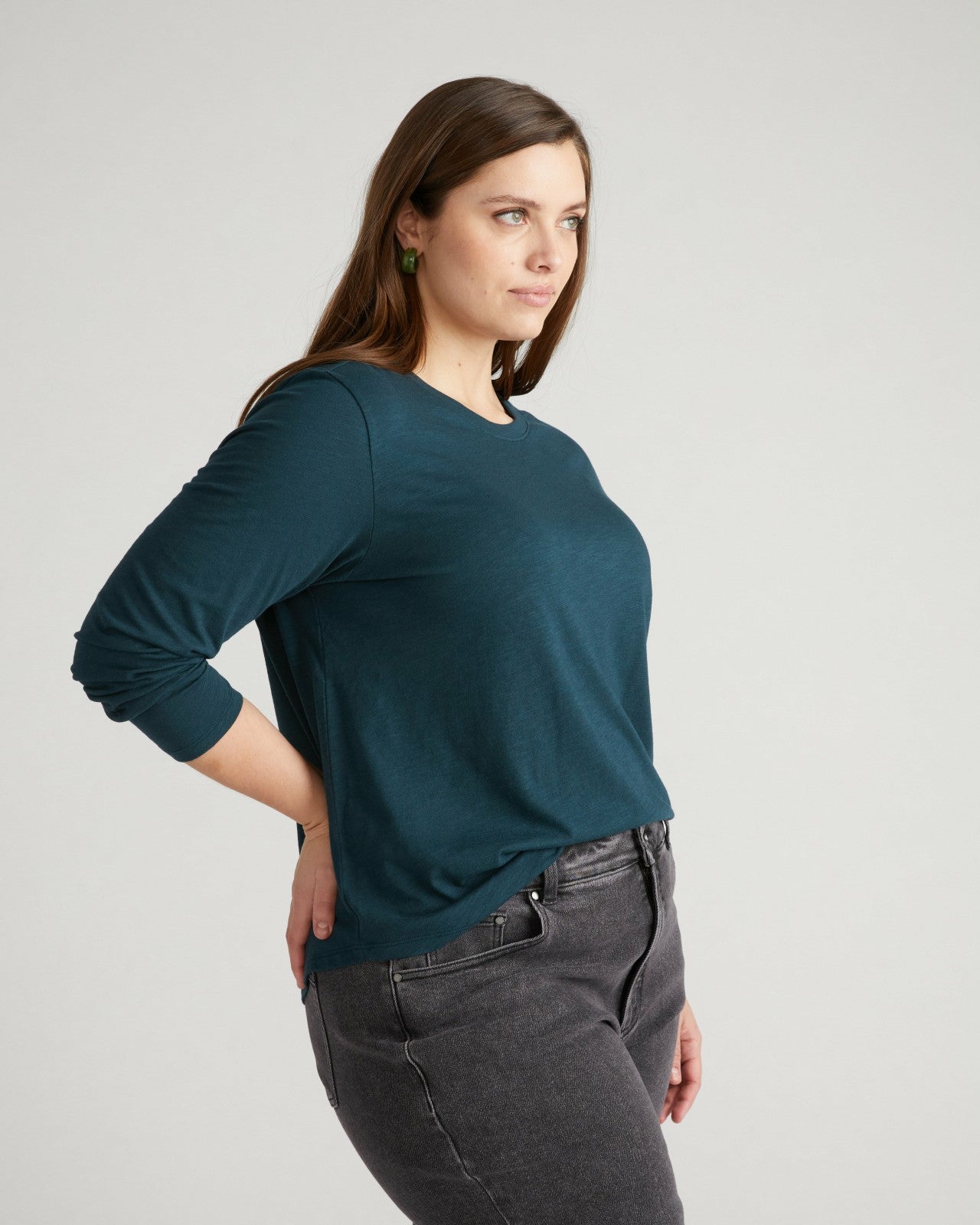 Light-As-Air Long Sleeve Crew Neck Tee - Universal Standard