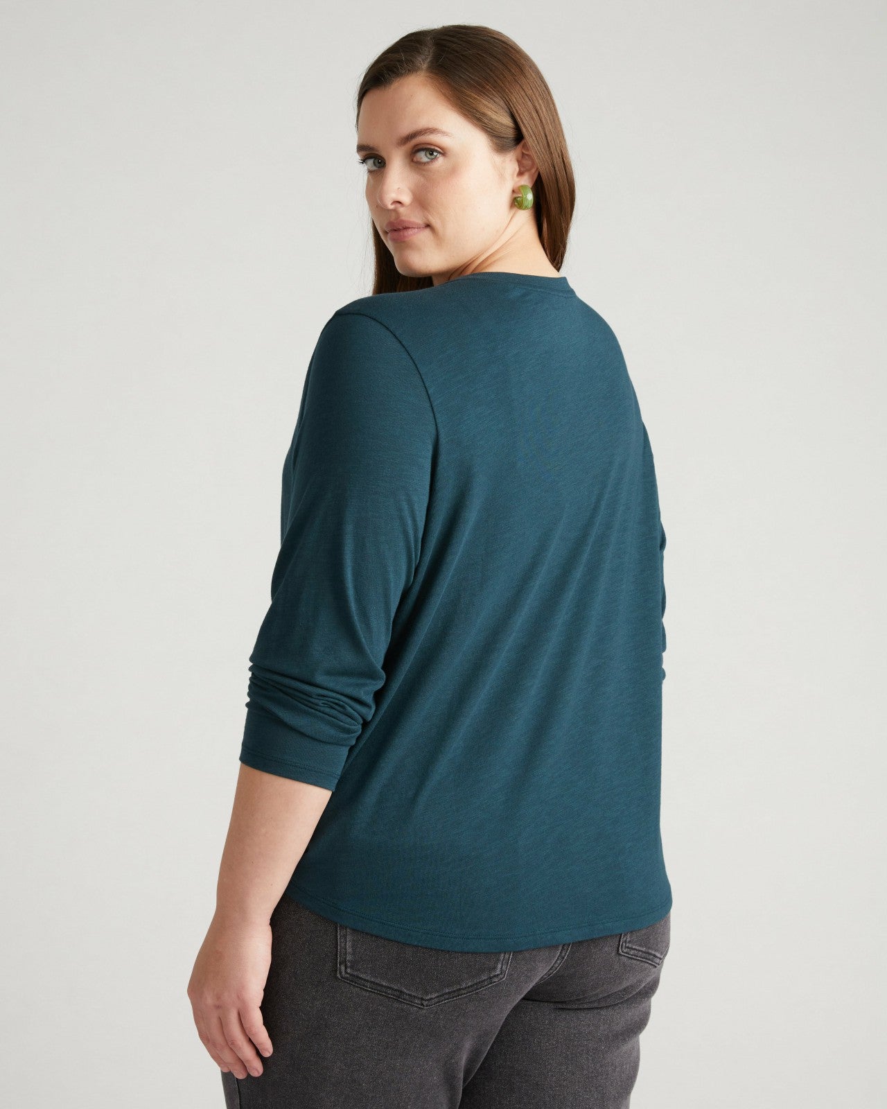 Light-As-Air Long Sleeve Crew Neck Tee - Universal Standard