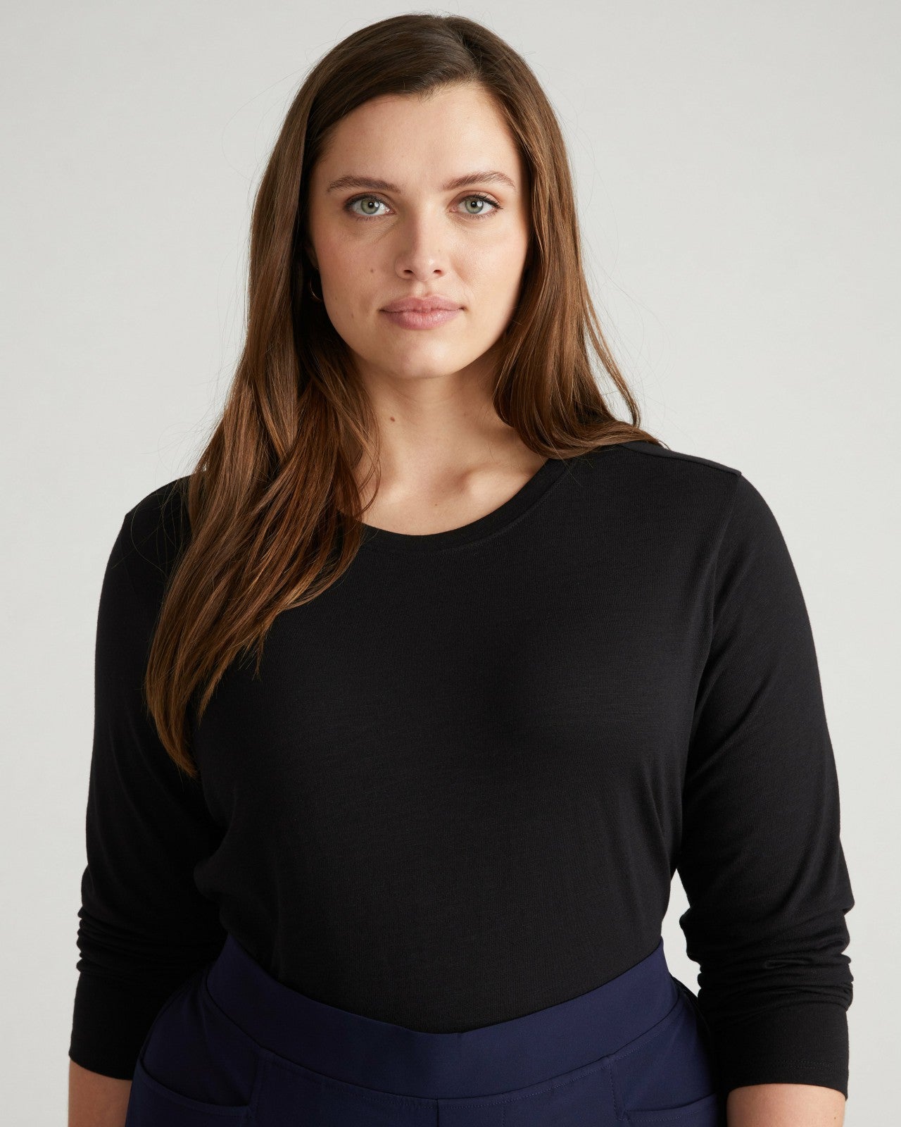 Light-As-Air Long Sleeve Crew Neck Tee - Universal Standard