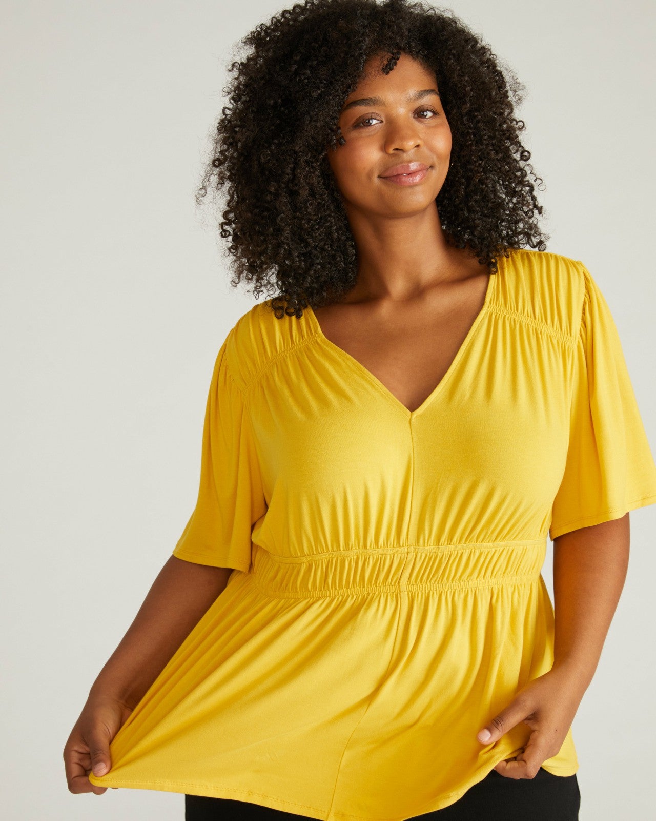 Flora Liquid Jersey Top - Universal Standard