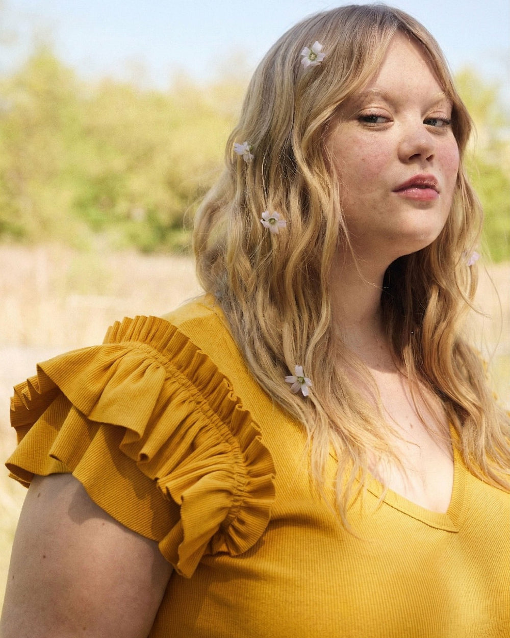 Magnolia Ribbed Top - Universal Standard
