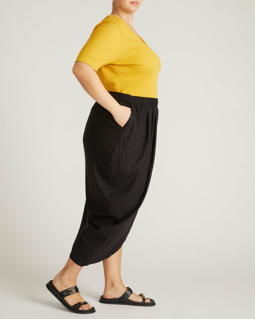 Classic V-Neck Ribbed Tee - Universal Standard