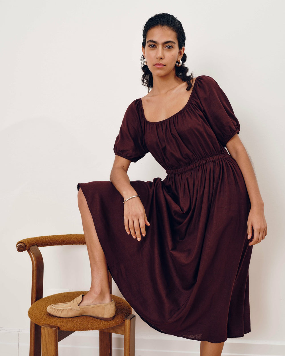 Andrea Linen Blend Dress - Universal Standard