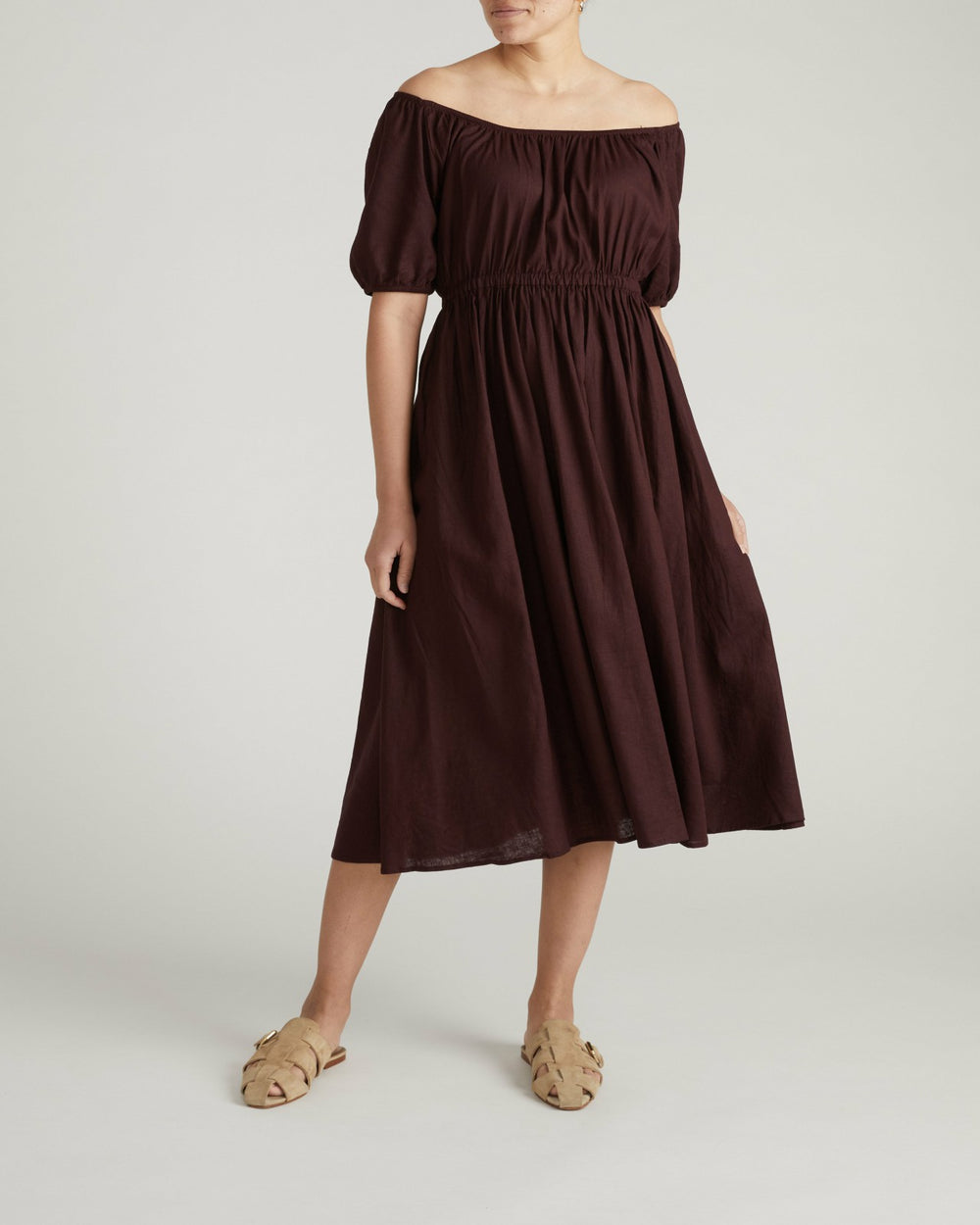 Andrea Linen Blend Dress - Universal Standard
