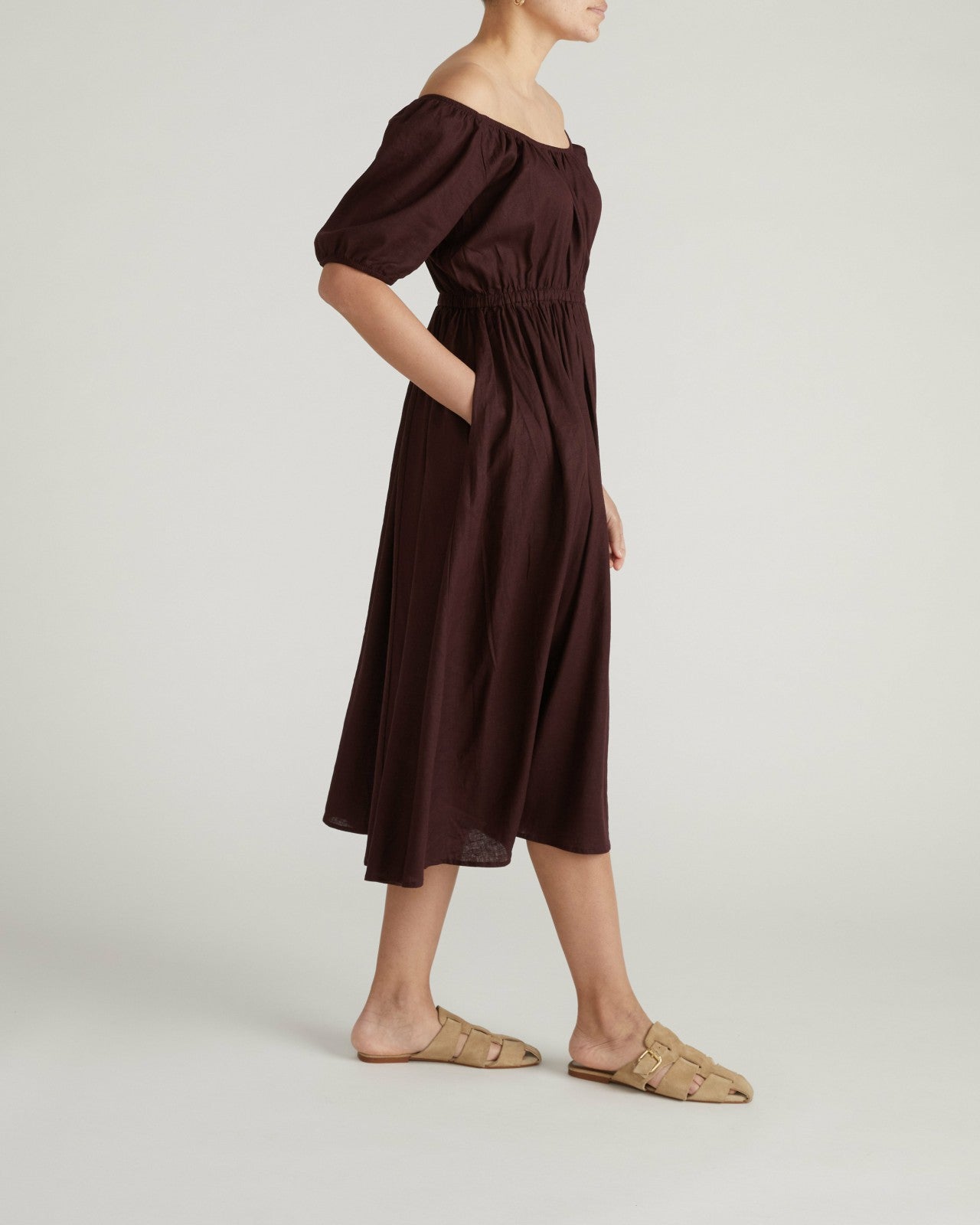 Andrea Linen Blend Dress - Universal Standard