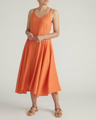 Sunshower Flowy Linen Blend Dress - Universal Standard