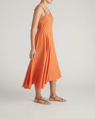 Sunshower Flowy Linen Blend Dress - Universal Standard