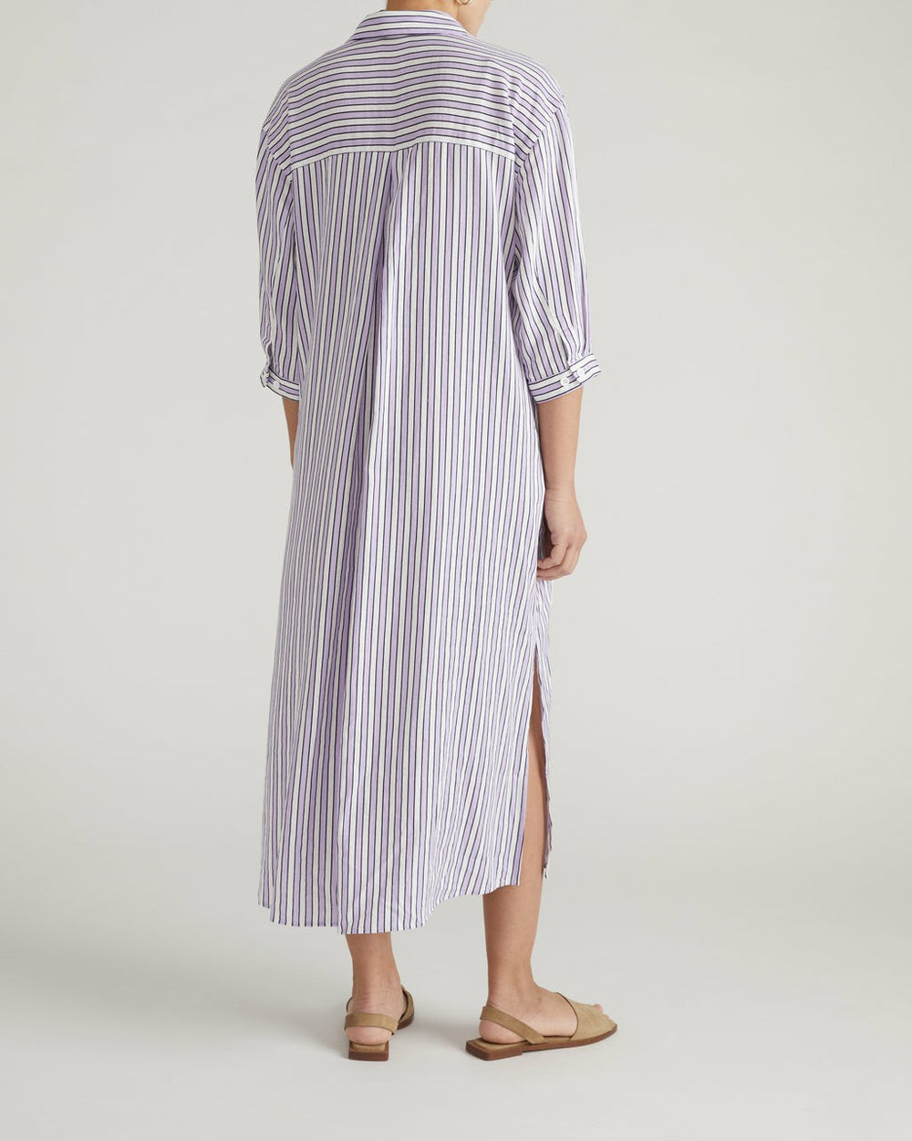 Paros Drawstring Linen Blend Shirtdress - Universal Standard