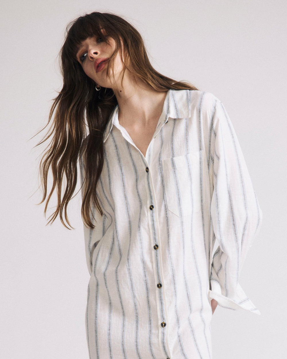 Odeon Linen Blend Shirtdress - Universal Standard
