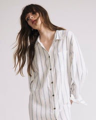 Odeon Linen Blend Shirtdress - Universal Standard
