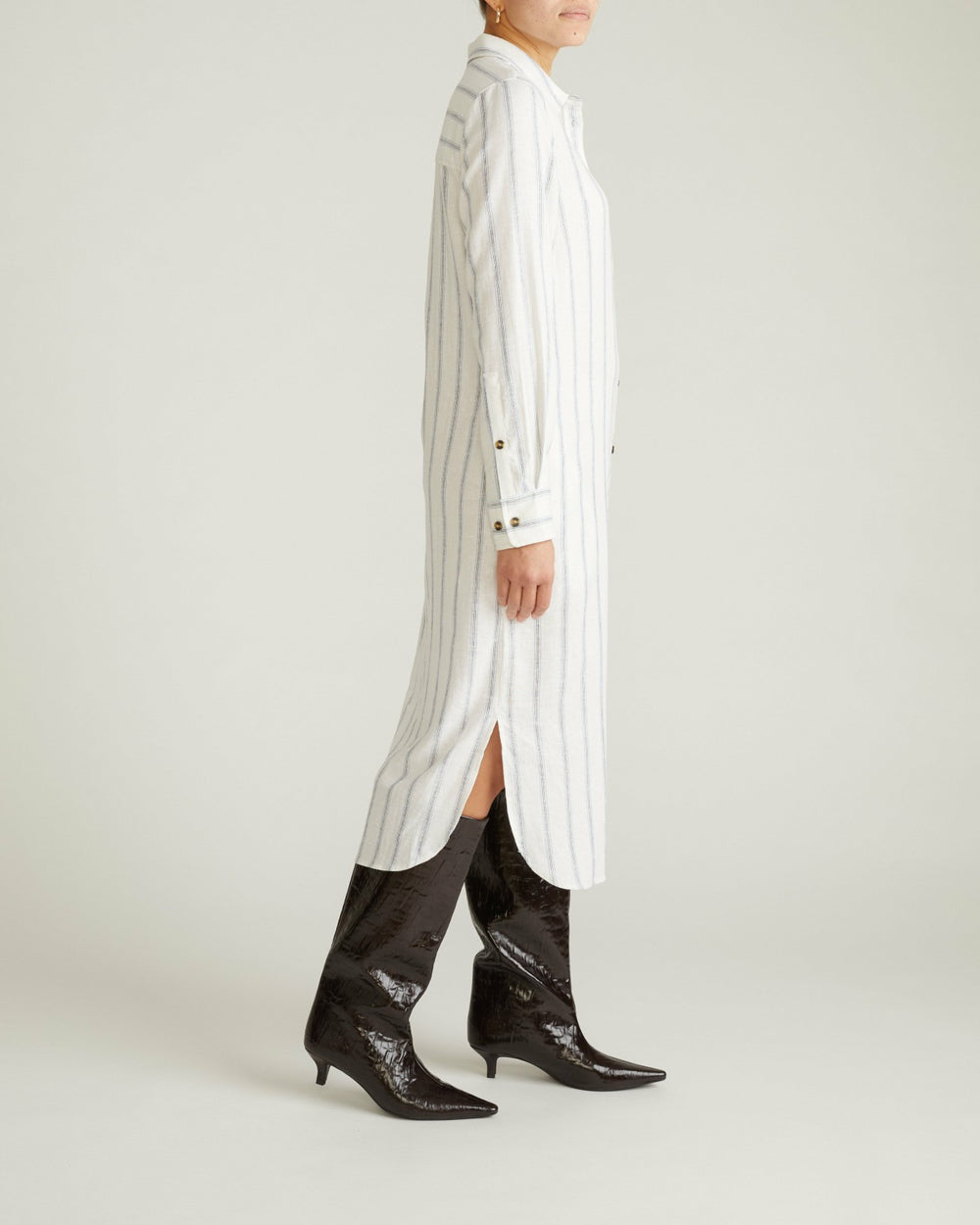 Odeon Linen Blend Shirtdress - Universal Standard