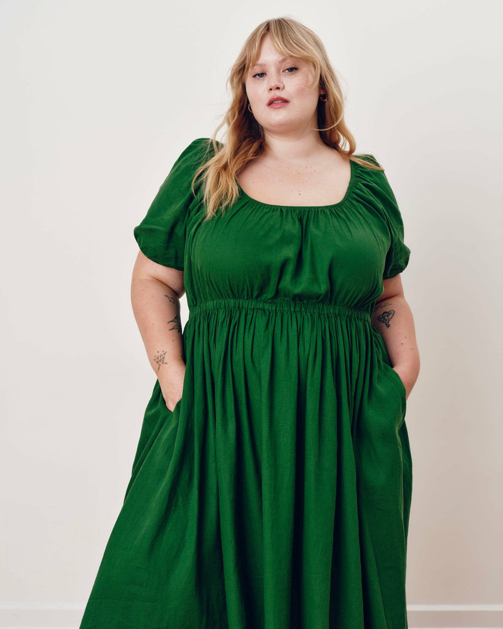 Andrea Linen Blend Dress - Universal Standard