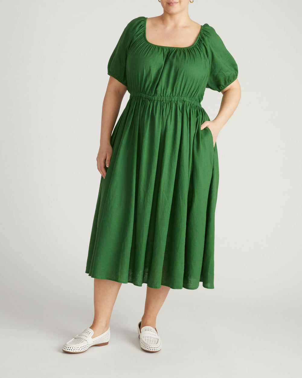 Andrea Linen Blend Dress - Universal Standard