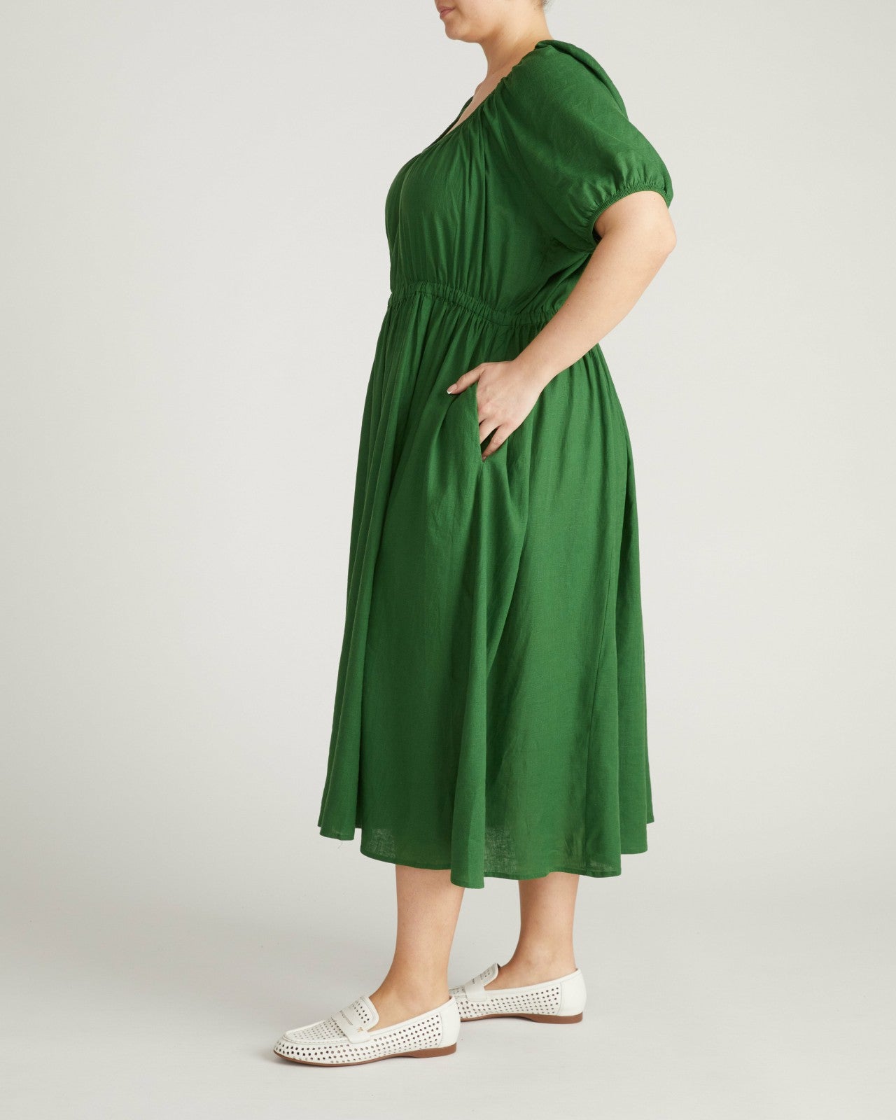 Andrea Linen Blend Dress - Universal Standard