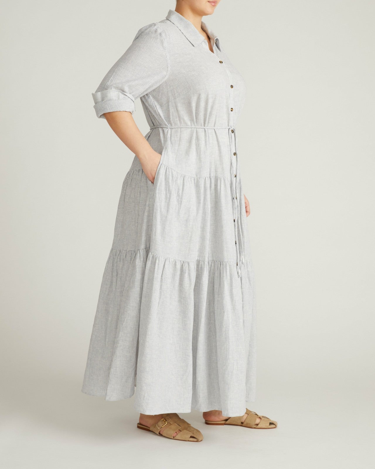 Alix Linen Blend Shirtdress - Universal Standard