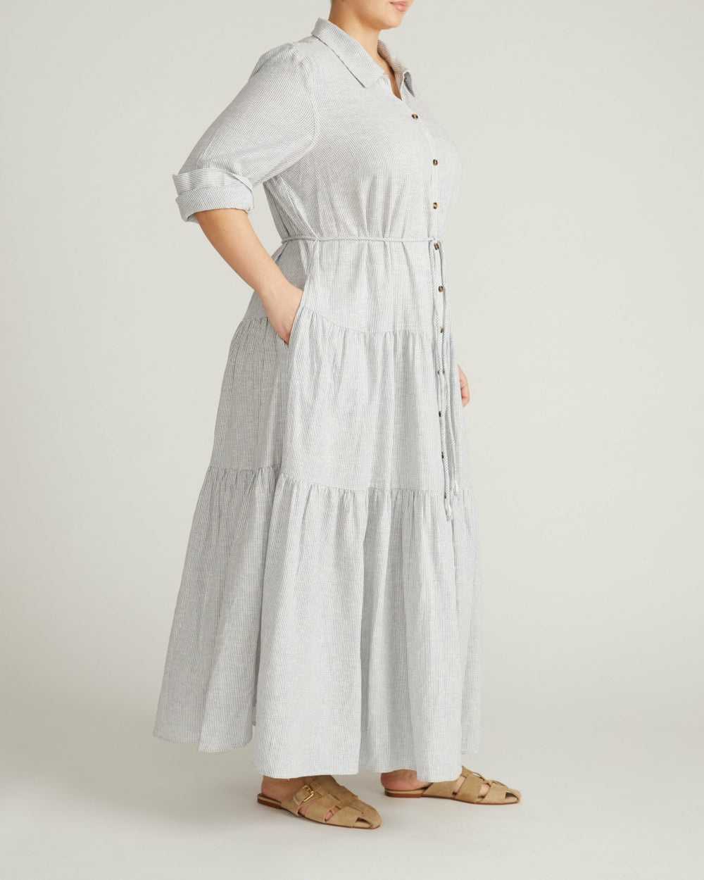 Alix Linen Blend Shirtdress - Universal Standard