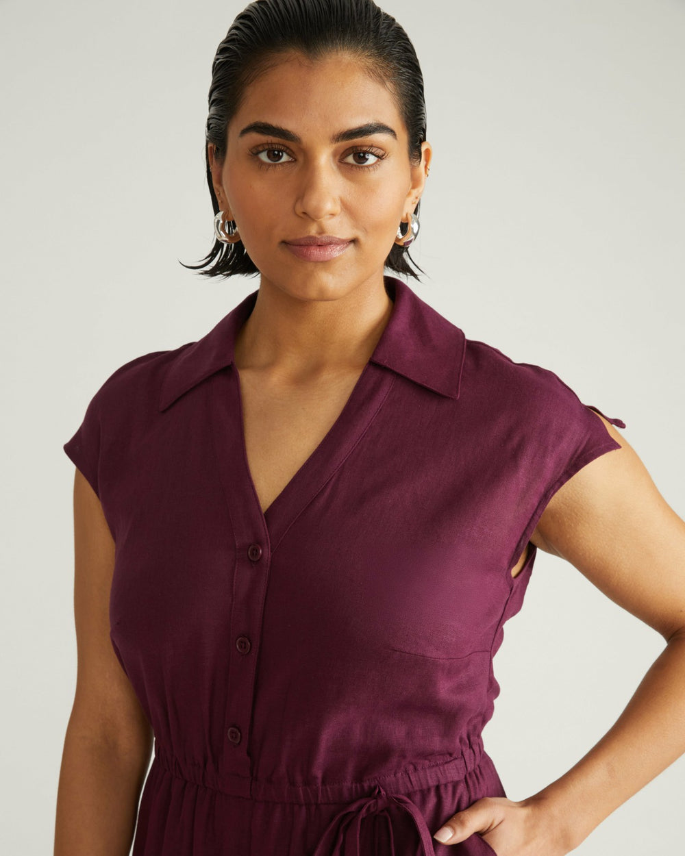 Laurel Linen Blend Dress - Universal Standard