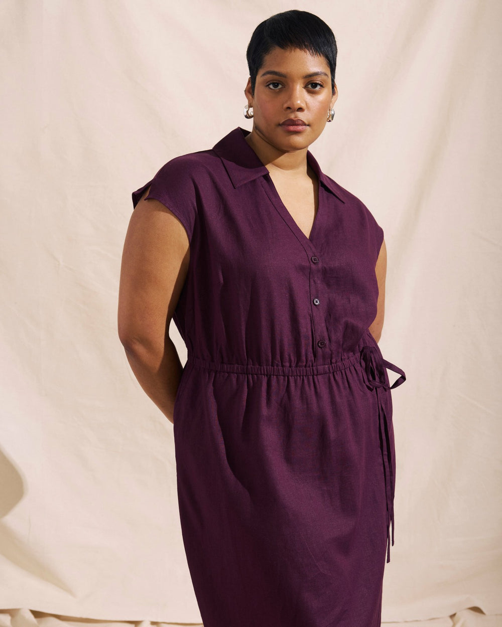 Laurel Linen Blend Dress - Universal Standard