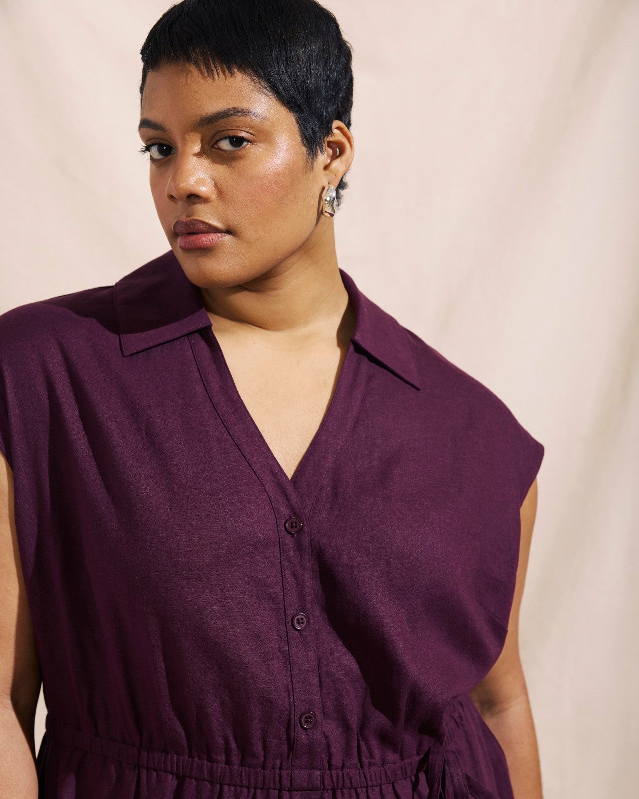 Laurel Linen Blend Dress - Universal Standard