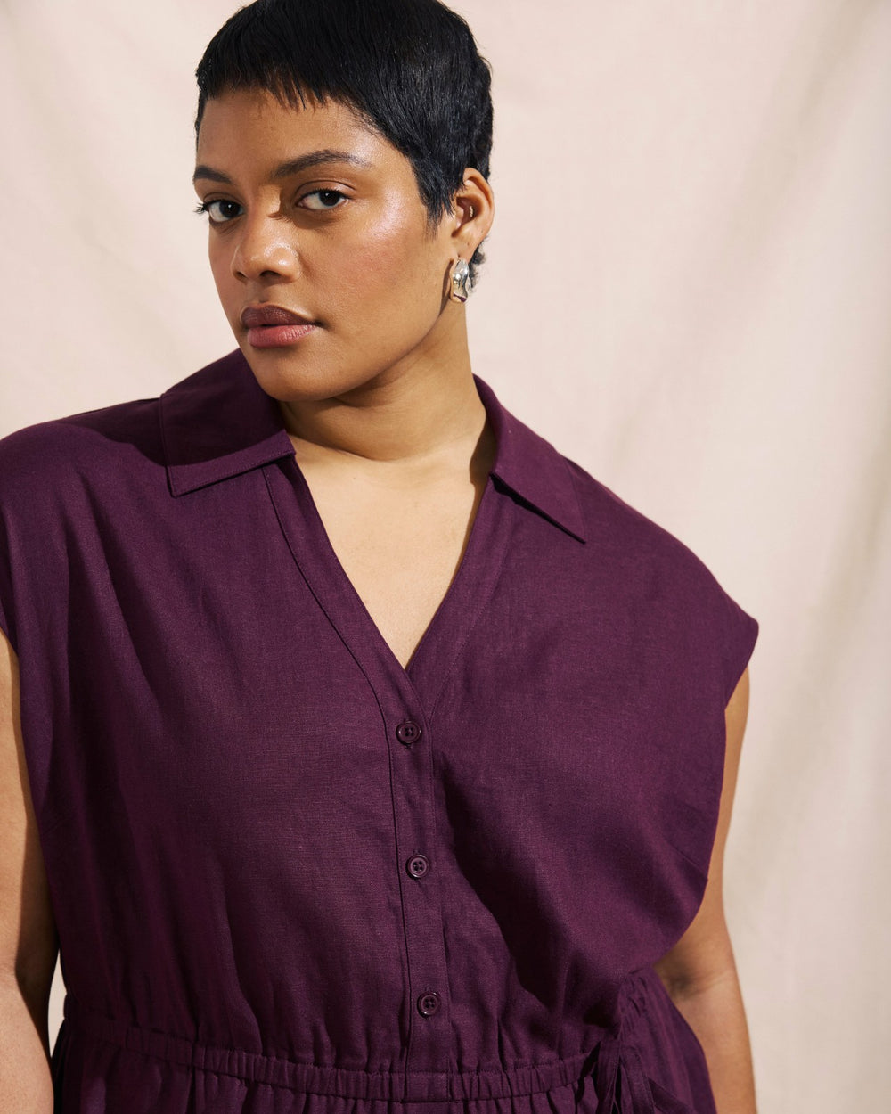 Laurel Linen Blend Dress - Universal Standard