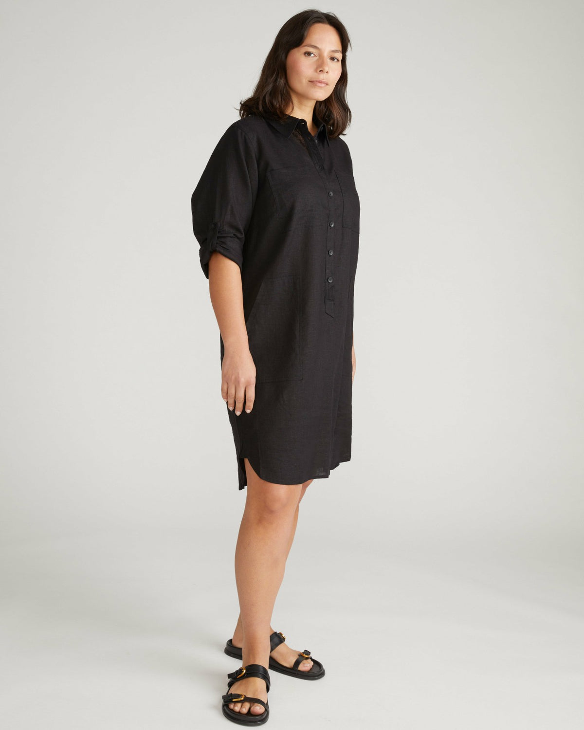 Linen Blend Rubicon Shirtdress - Universal Standard