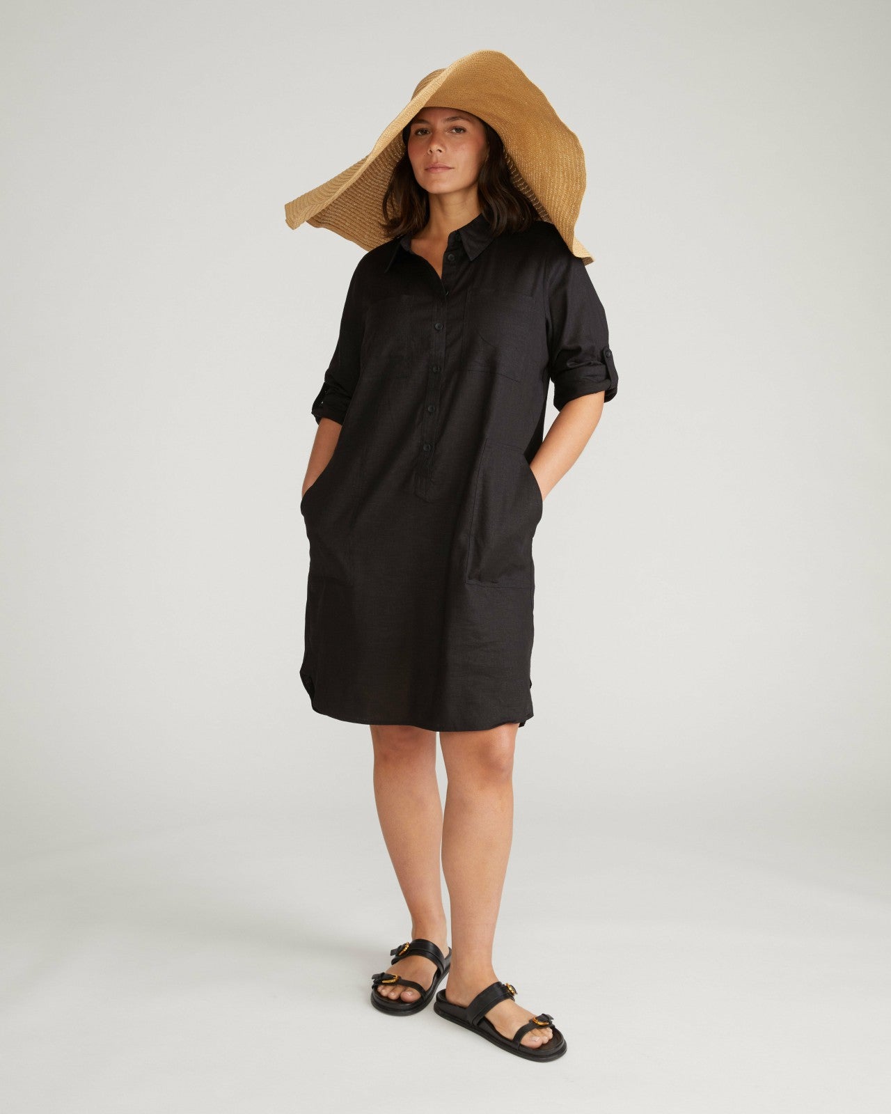 Linen Blend Rubicon Shirtdress - Universal Standard