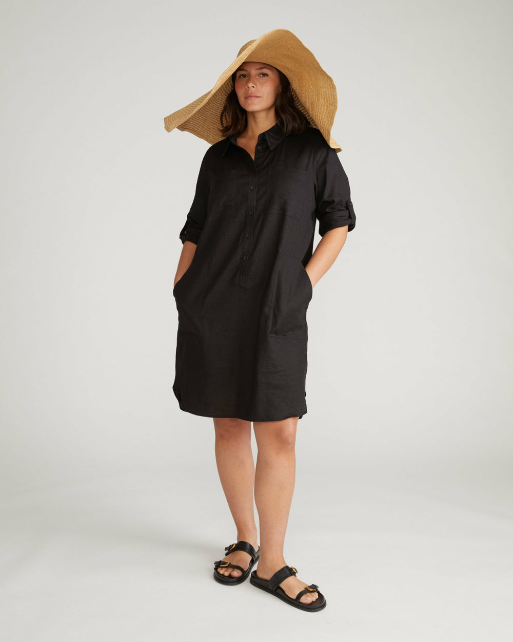 Linen Blend Rubicon Shirtdress - Universal Standard