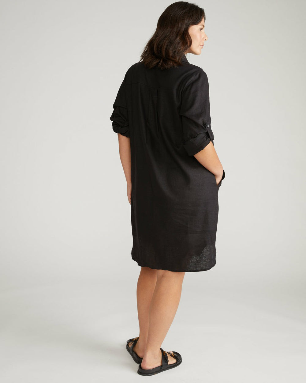 Linen Blend Rubicon Shirtdress - Universal Standard
