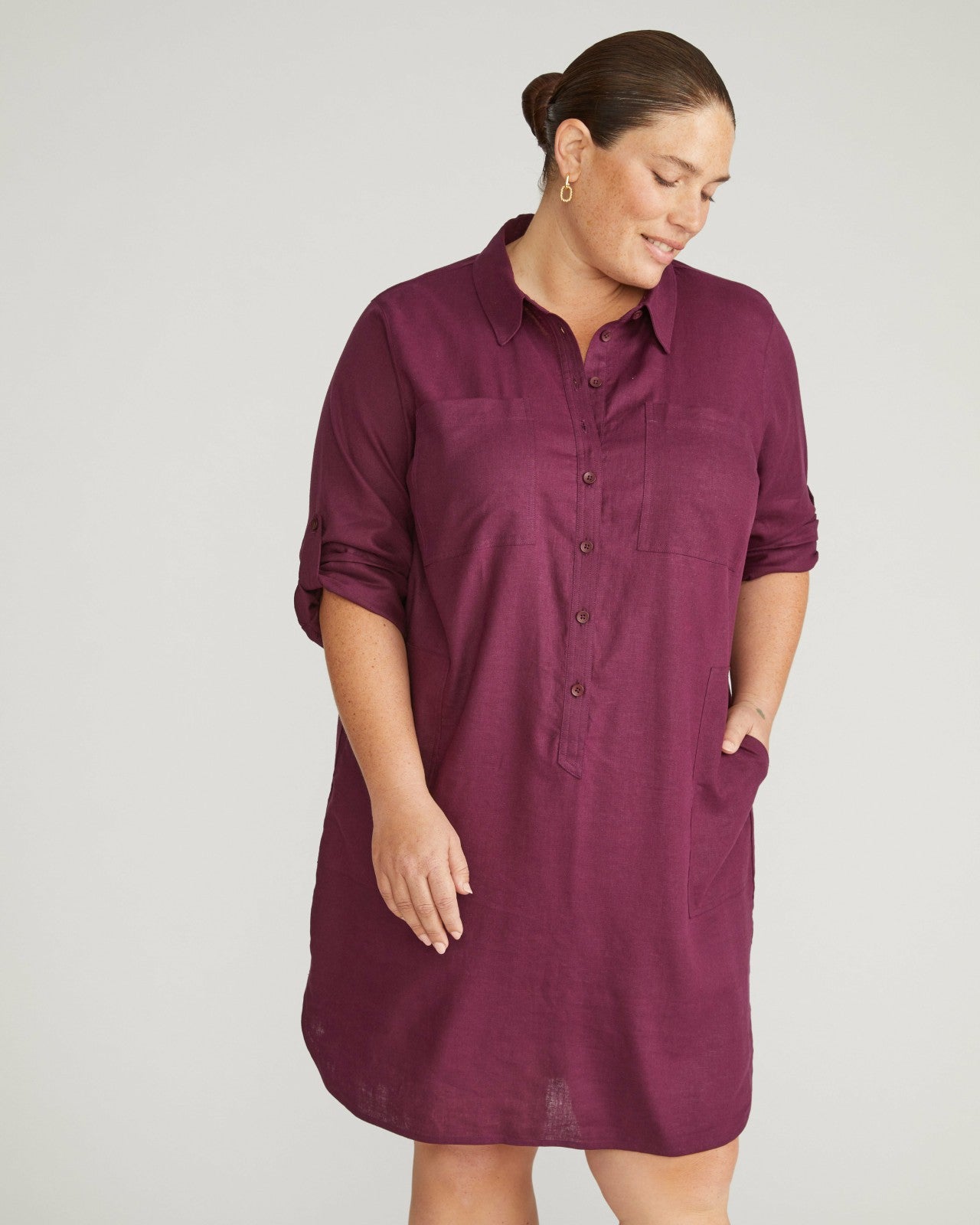 Linen Blend Rubicon Shirtdress - Universal Standard