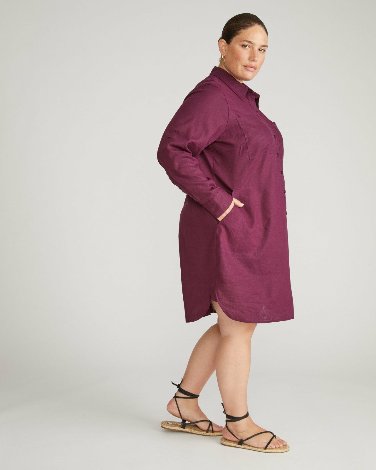 Linen Blend Rubicon Shirtdress - Universal Standard