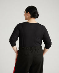Light-As-Air Long Sleeve V Neck Tee - Universal Standard