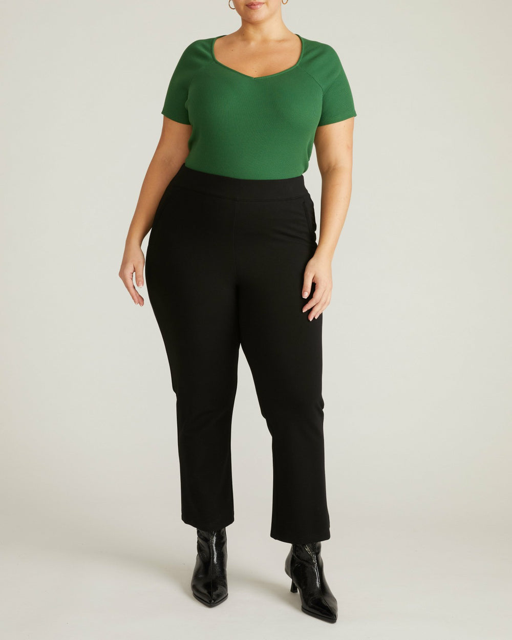 Carey Ribbed Sweetheart Tee - Universal Standard