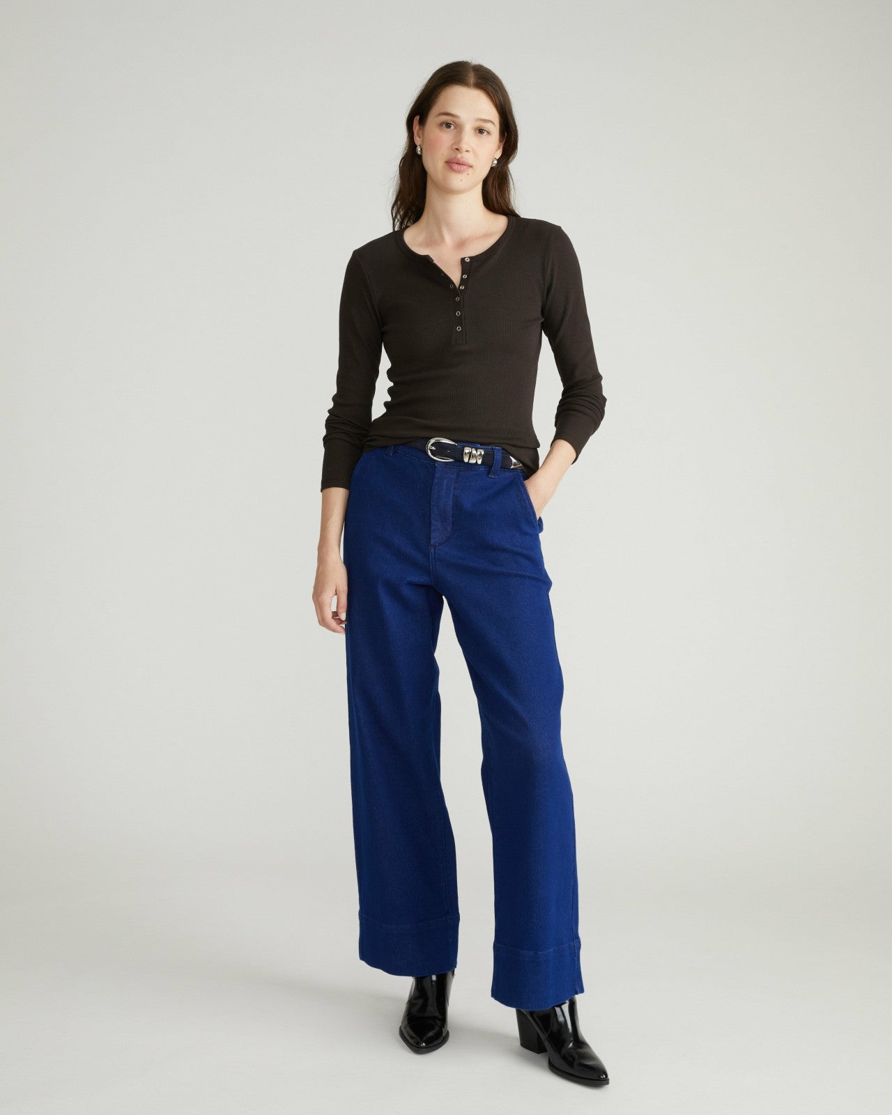 Henley Long Sleeve Ribbed Tee - Universal Standard