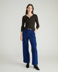 Henley Long Sleeve Ribbed Tee - Universal Standard