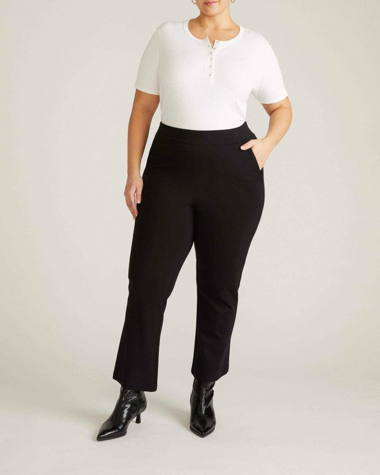 Henley Short Sleeve Ribbed Tee - Universal Standard