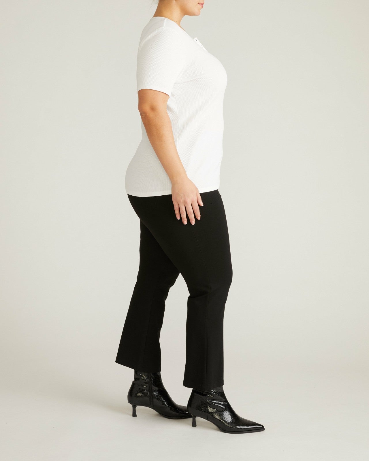 Henley Short Sleeve Ribbed Tee - Universal Standard