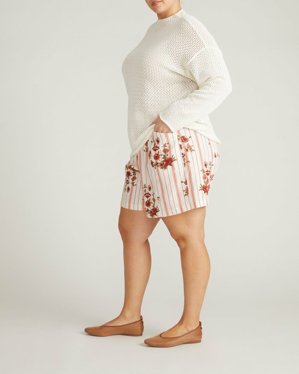 Positano Pointelle Mock Neck Sweater - Universal Standard