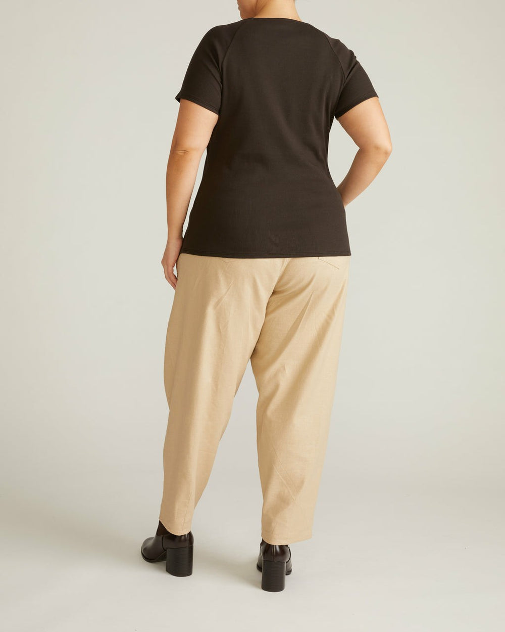 Carey Ribbed Sweetheart Tee - Universal Standard