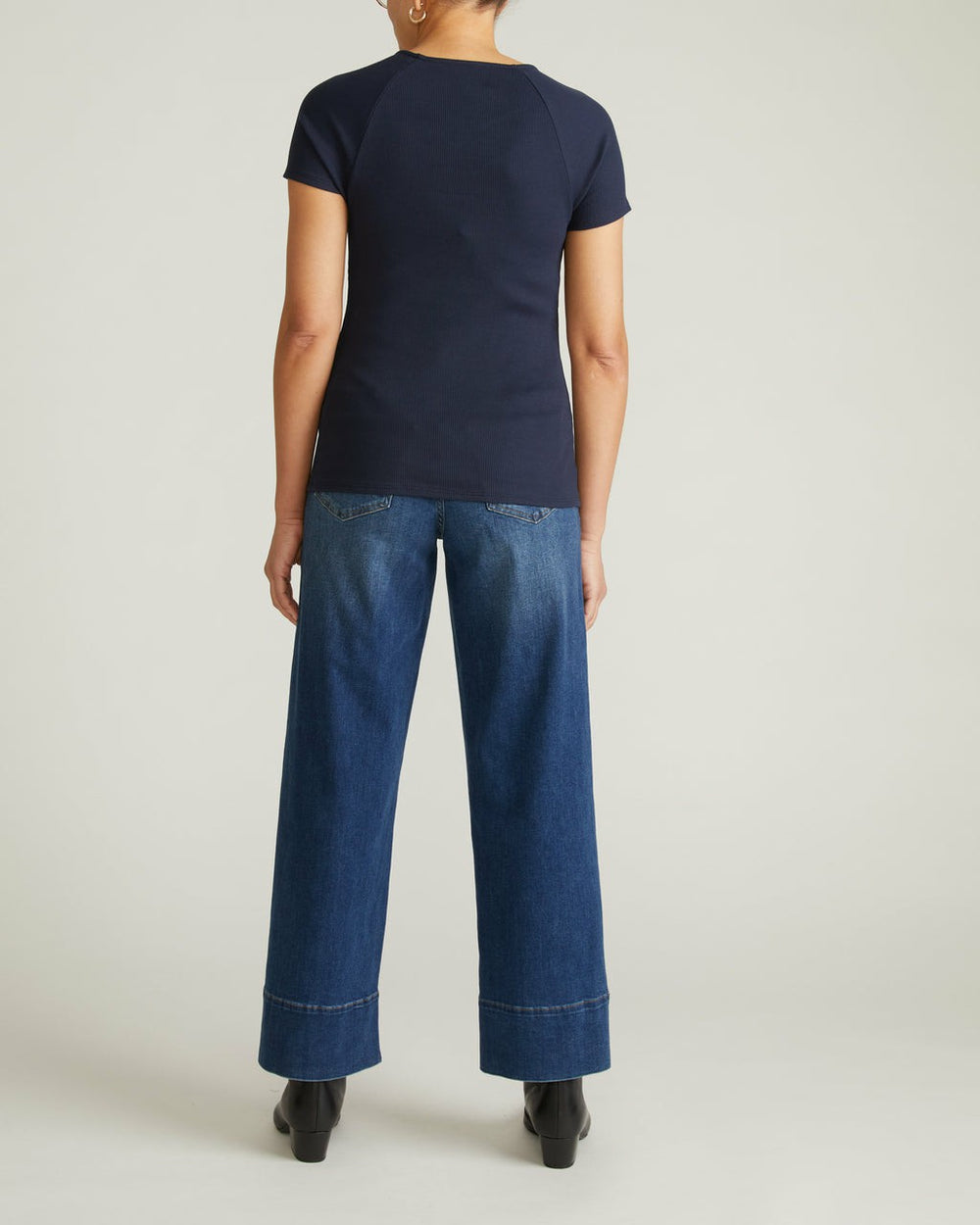 Carey Ribbed Sweetheart Tee - Universal Standard