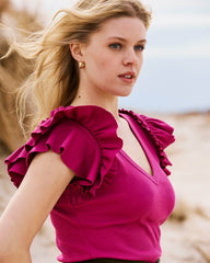 Magnolia Ribbed Top - Universal Standard