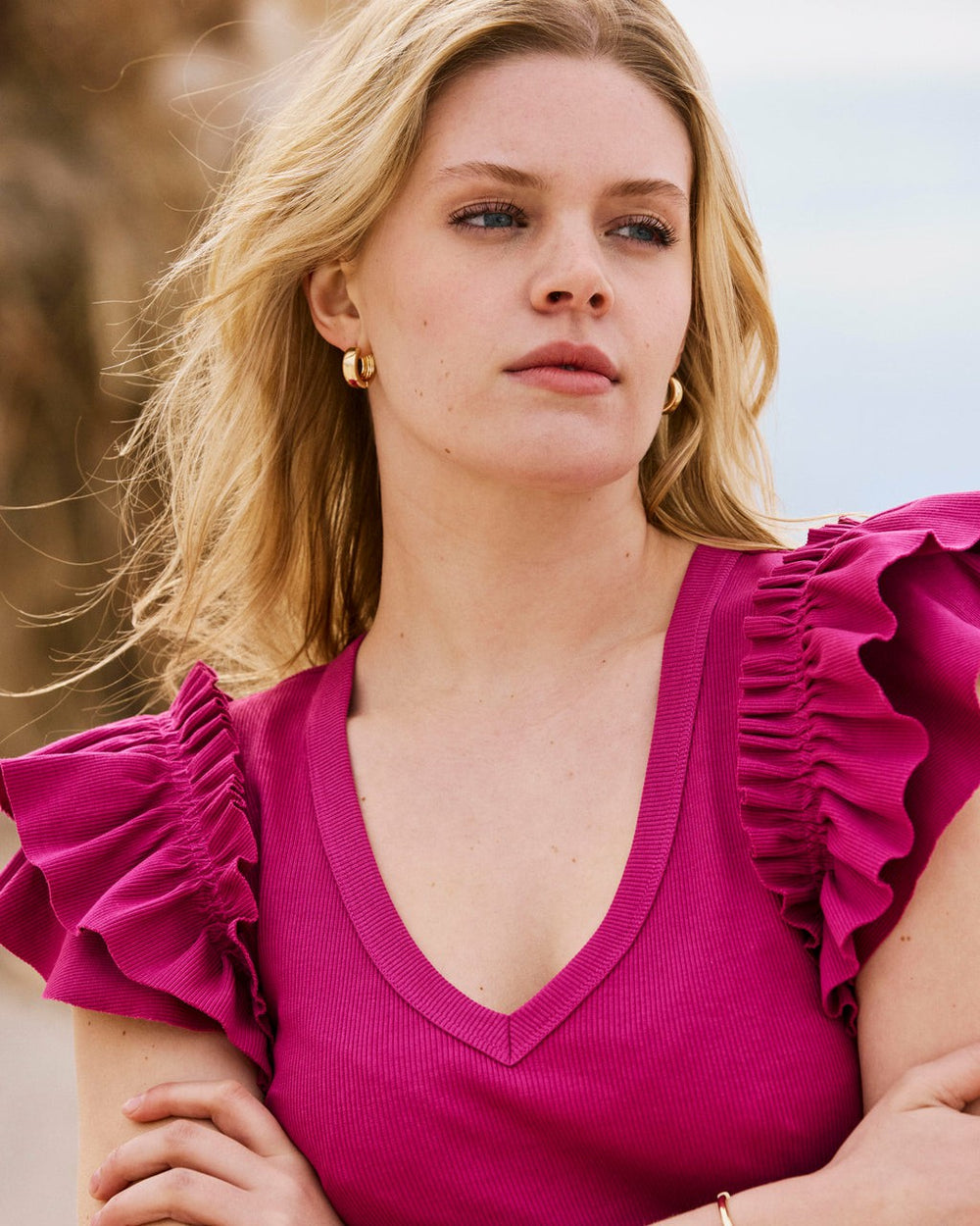Magnolia Ribbed Top - Universal Standard