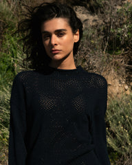 Positano Pointelle Mock Neck Sweater - Universal Standard