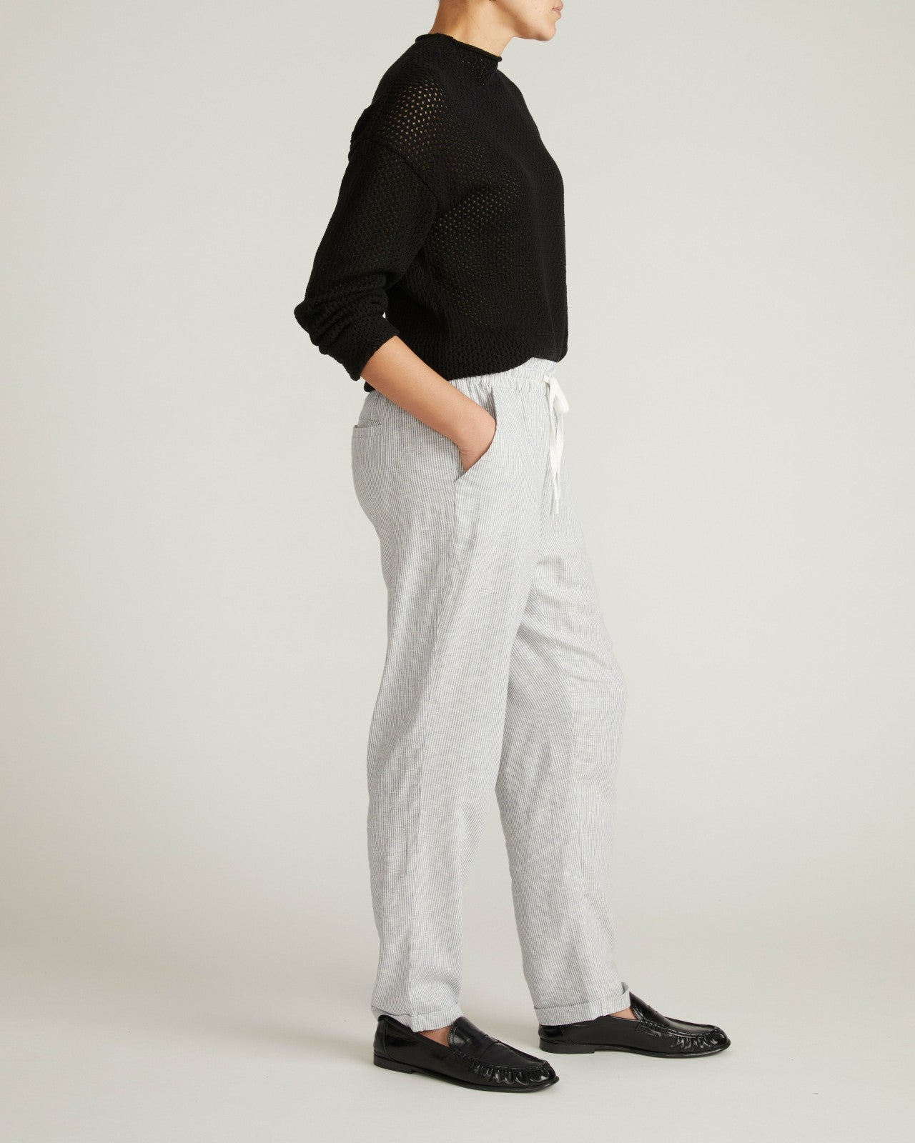 Positano Pointelle Mock Neck Sweater - Universal Standard
