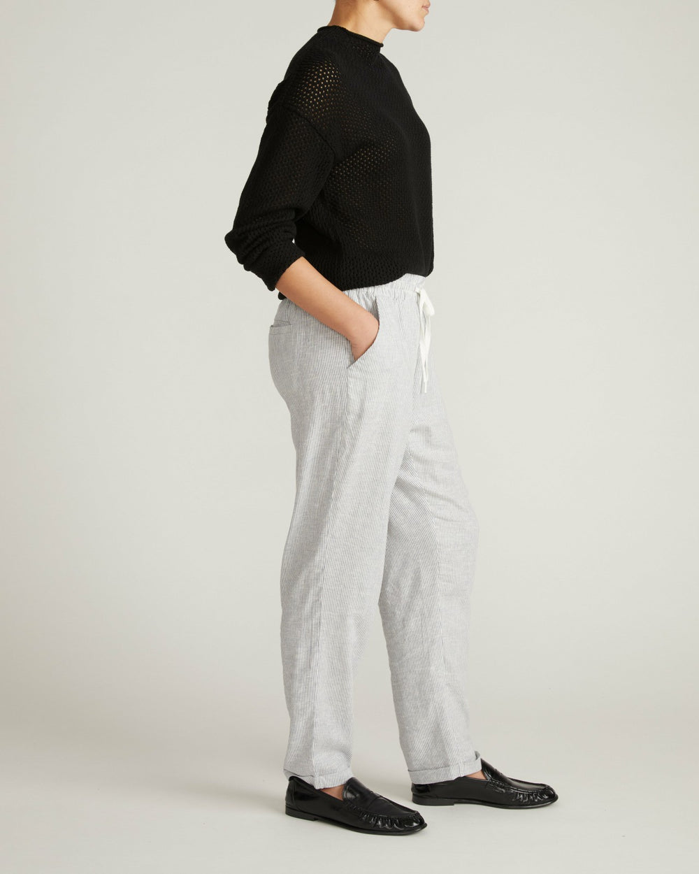 Positano Pointelle Mock Neck Sweater - Universal Standard