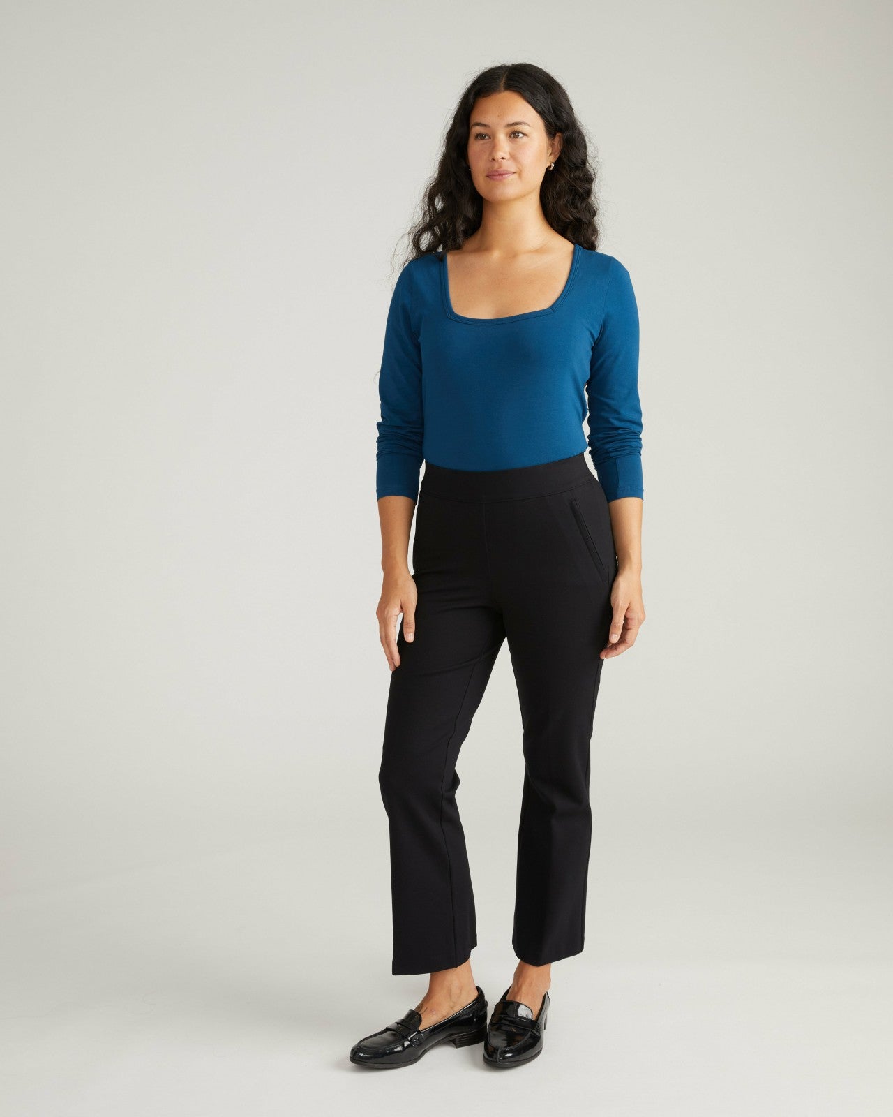 Long Sleeve Square Neck Tee - Universal Standard