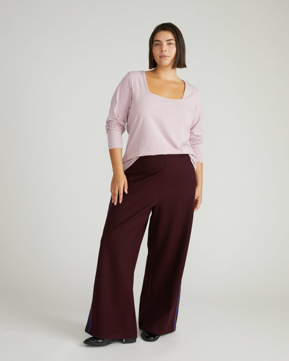 Long Sleeve Square Neck Tee - Universal Standard
